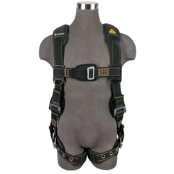 Safewaze Arc Flash Full Body Harness: 1D, MB Chest, TB Legs, XS 020-1352